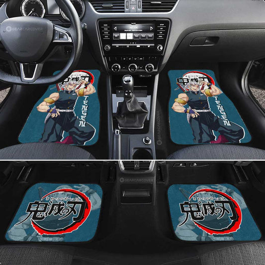 Tengen Uzui Car Floor Mats Custom Demon Slayer Anime Car Accessories - Gearcarcover - 2