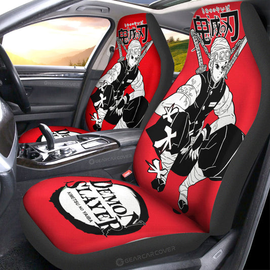 Tengen Uzui Car Seat Covers Custom Car Accessories Manga Style For Fans - Gearcarcover - 2
