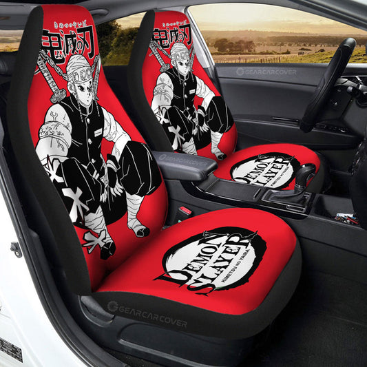Tengen Uzui Car Seat Covers Custom Car Accessories Manga Style For Fans - Gearcarcover - 1