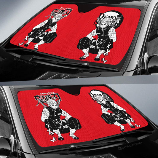 Tengen Uzui Car Sunshade Custom Car Accessories Manga Style For Fans - Gearcarcover - 2