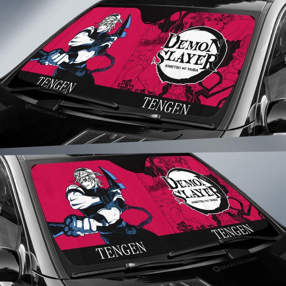 Tengen Uzui Car Sunshade Custom Car Accessories Manga Style - Gearcarcover - 2