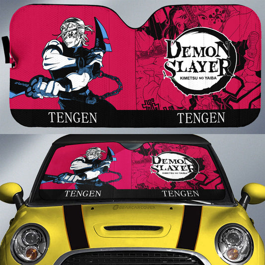 Tengen Uzui Car Sunshade Custom Car Accessories Manga Style - Gearcarcover - 1