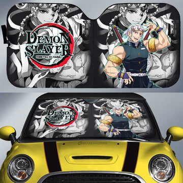 Tengen Uzui Car Sunshade Custom Demon Slayer Anime Car Accessories - Gearcarcover - 1