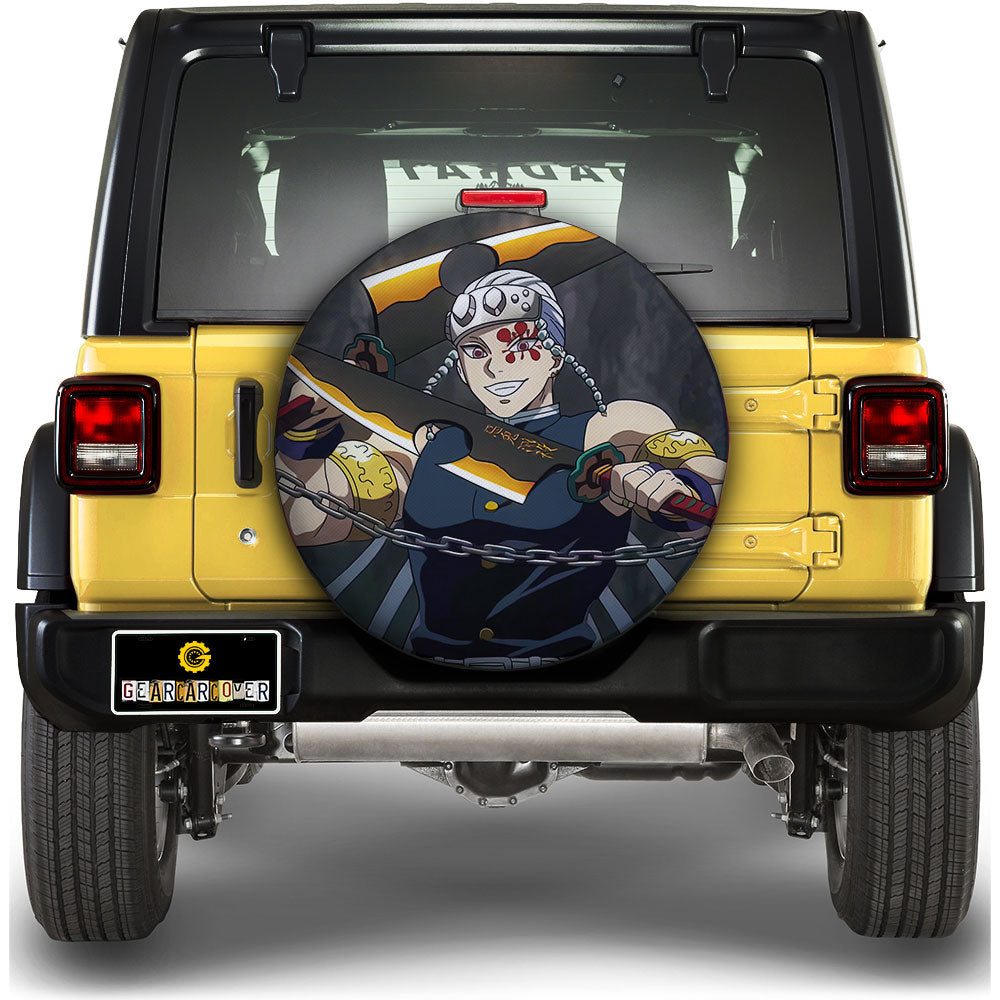 Tengen Uzui Spare Tire Cover Custom Car Accessoriess - Gearcarcover - 1