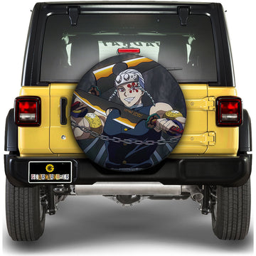 Tengen Uzui Spare Tire Cover Custom Car Accessoriess - Gearcarcover - 1