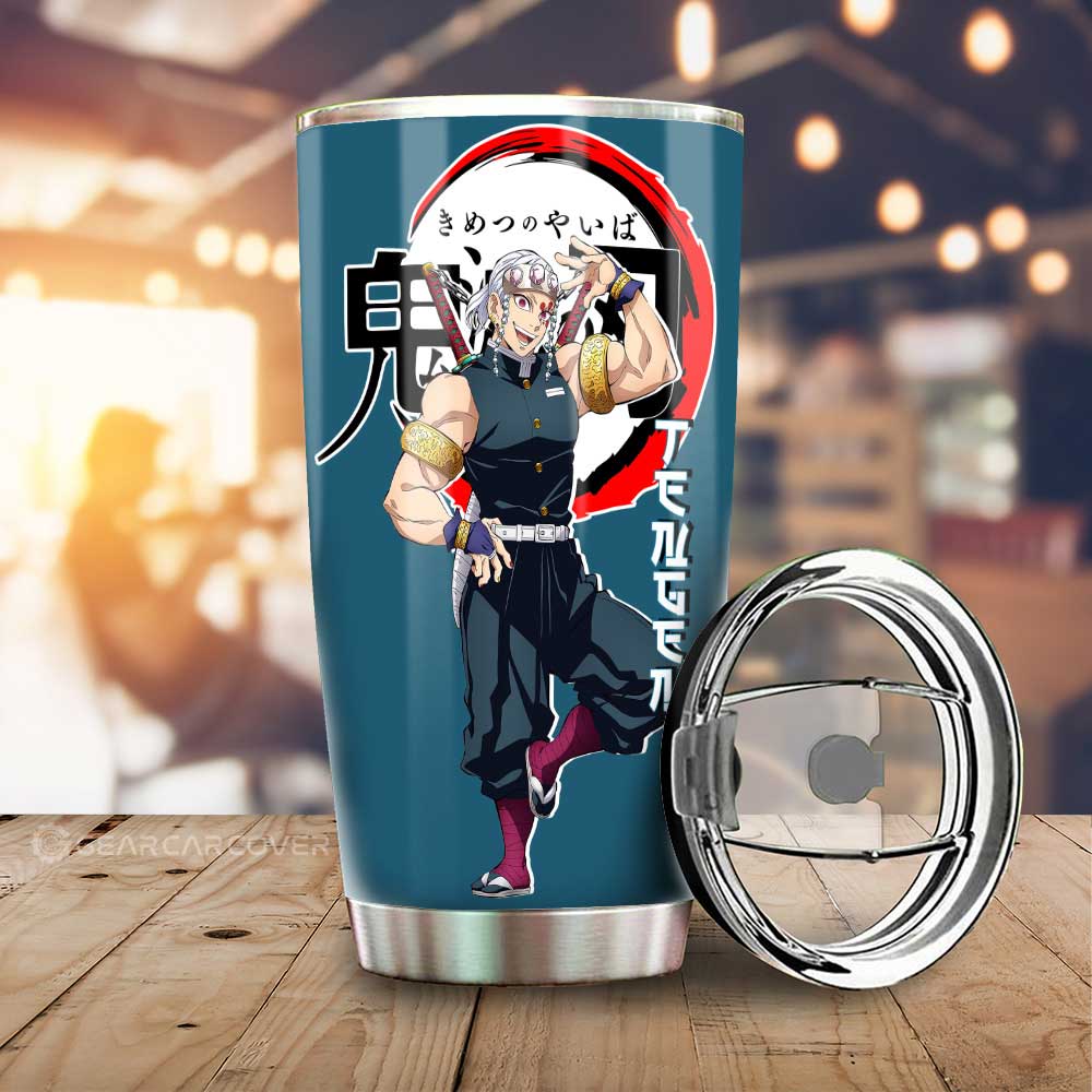 Tengen Uzui Tumbler Cup Custom Demon Slayer Anime Car Accessories - Gearcarcover - 2