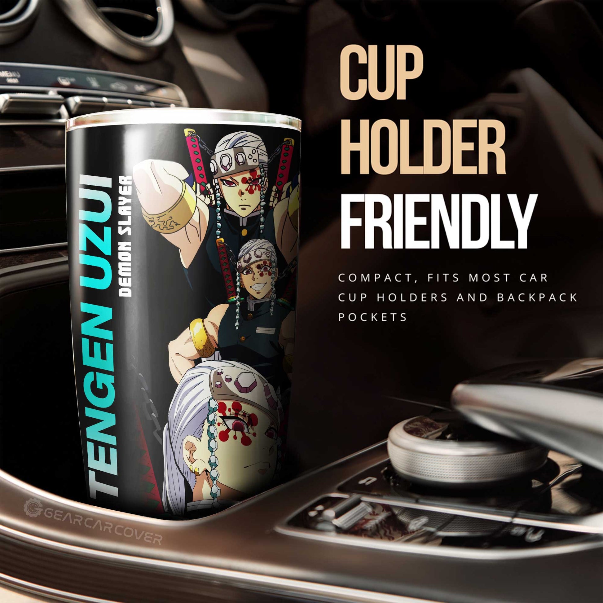 Tengen Uzui Tumbler Cup Custom - Gearcarcover - 3