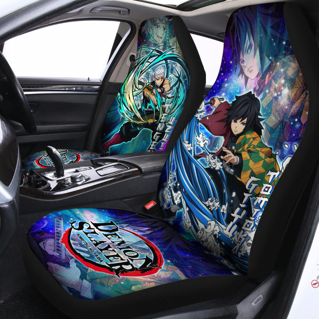Tengen and Giyu Car Seat Covers Custom Characters Car Accessories - Gearcarcover - 2
