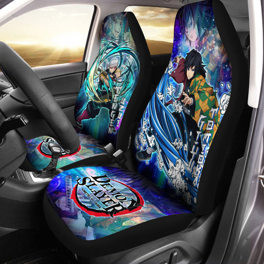 Tengen and Giyu Car Seat Covers Custom Characters Car Accessories - Gearcarcover - 1