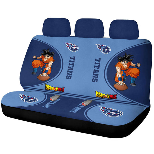 Tennessee Titans Car Back Seat Covers Custom Car Accessories For Fans - Gearcarcover - 1