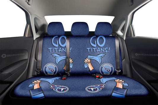 Tennessee Titans Car Back Seat Covers Custom Car Accessories - Gearcarcover - 2