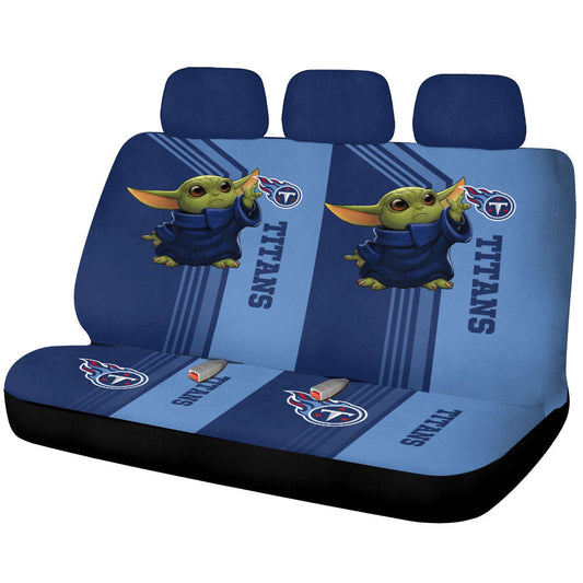 Tennessee Titans Car Back Seat Covers Custom Car Accessories - Gearcarcover - 1
