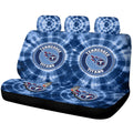 Tennessee Titans Car Back Seat Covers Custom Tie Dye Car Accessories - Gearcarcover - 1