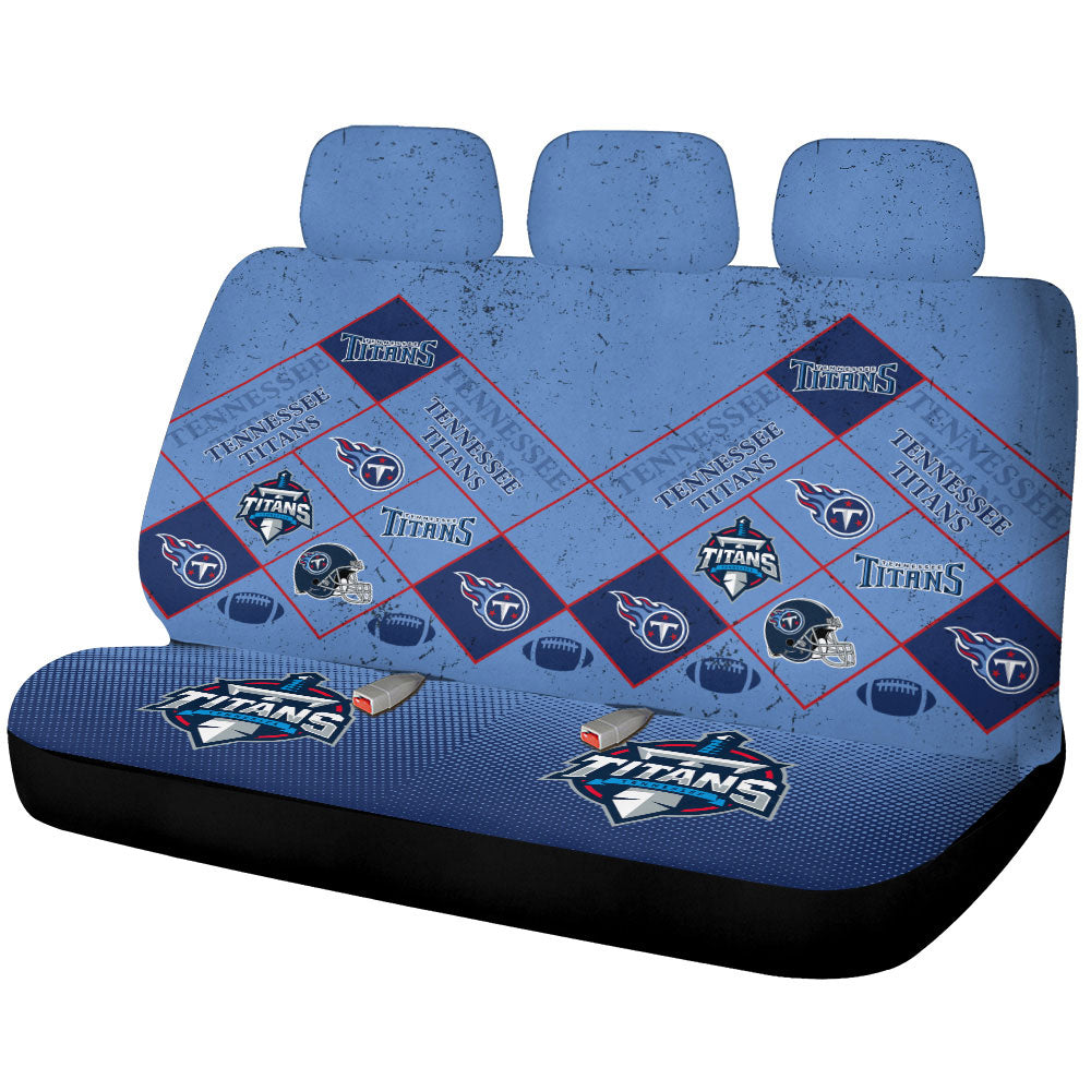 Tennessee Titans Car Back Seat Covers Sporty Team Collection - Gearcarcover - 1