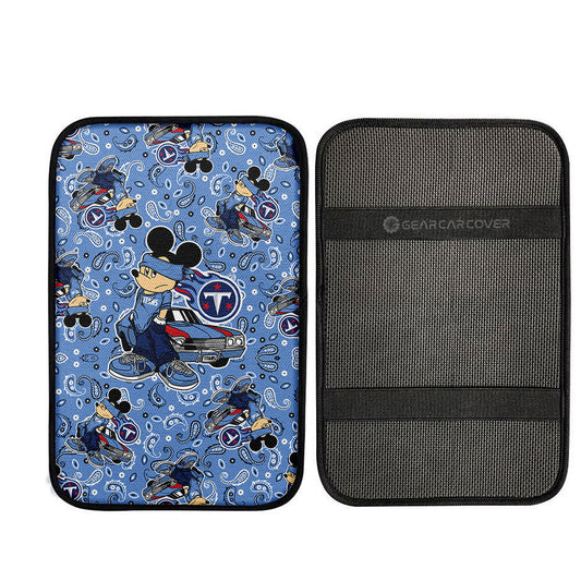 Tennessee Titans Car Center Console Cover Cartoon Theme Collection - Gearcarcover - 2