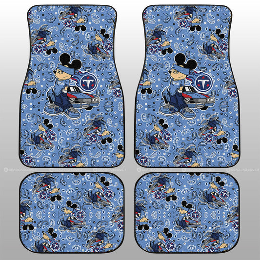 Tennessee Titans Car Floor Mats Cartoon Theme Collection - Gearcarcover - 1