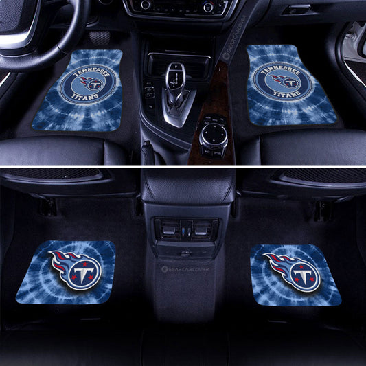 Tennessee Titans Car Floor Mats Custom Tie Dye Car Accessories - Gearcarcover - 2