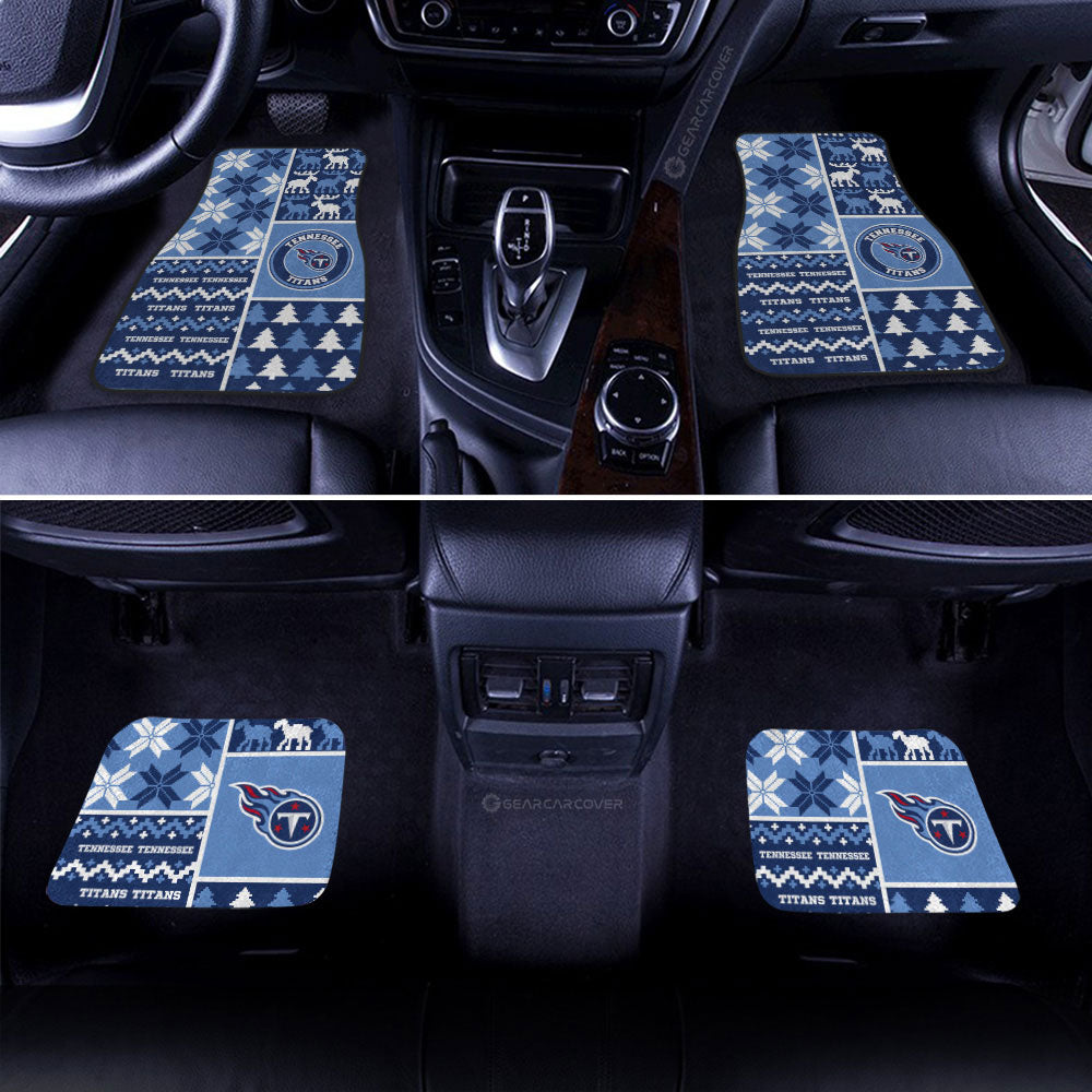 Tennessee Titans Car Floor Mats Custom Ugly Style Car Accessories - Gearcarcover - 2