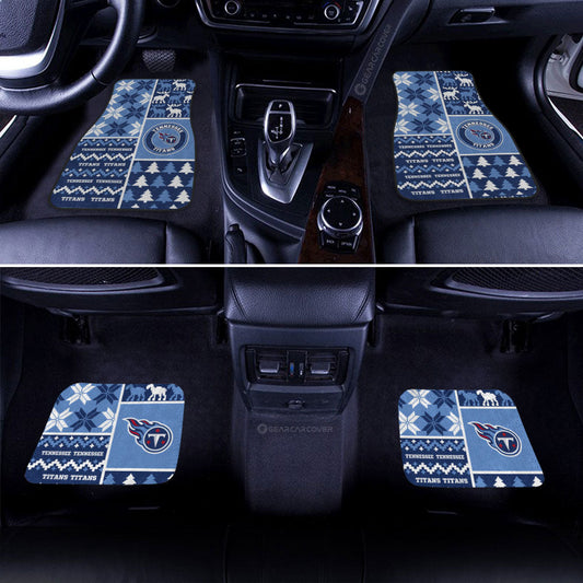 Tennessee Titans Car Floor Mats Custom Ugly Style Car Accessories - Gearcarcover - 2