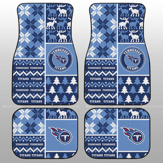Tennessee Titans Car Floor Mats Custom Ugly Style Car Accessories - Gearcarcover - 1