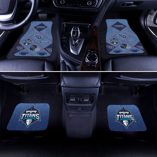 Tennessee Titans Car Floor Mats Sporty Team Collection - Gearcarcover - 2