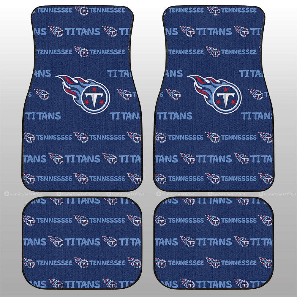 Tennessee Titans Car Floor Mats Sporty Team Collection - Gearcarcover - 1