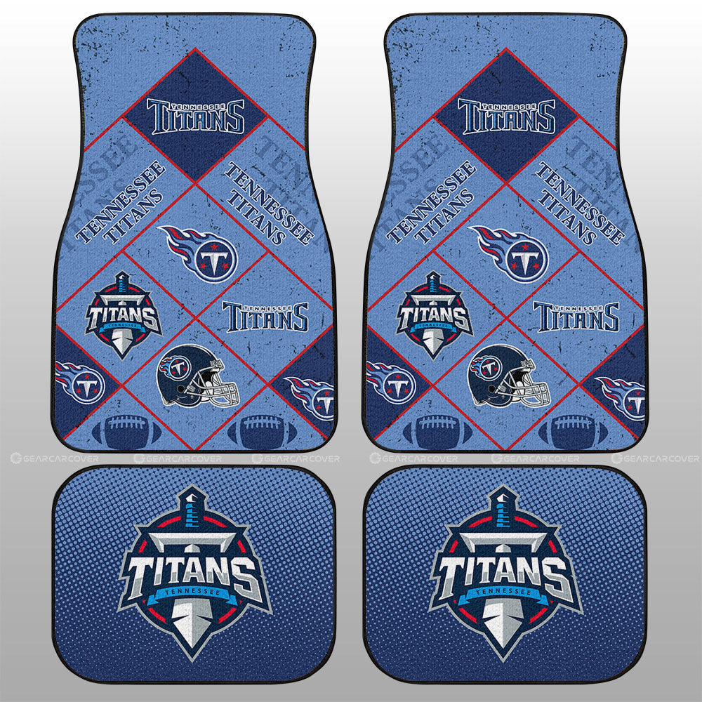 Tennessee Titans Car Floor Mats Sporty Team Collection - Gearcarcover - 1