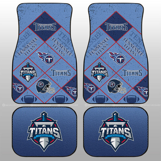 Tennessee Titans Car Floor Mats Sporty Team Collection - Gearcarcover - 1