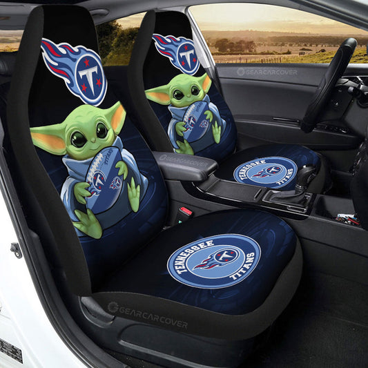 Tennessee Titans Car Seat Covers Baby Yoda Car Accessories For Fan - Gearcarcover - 2