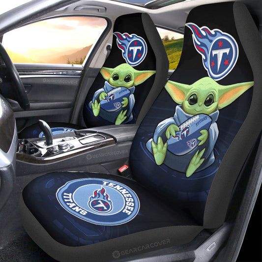 Tennessee Titans Car Seat Covers Baby Yoda Car Accessories For Fan - Gearcarcover - 1