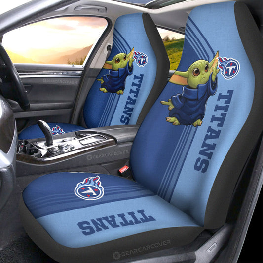Tennessee Titans Car Seat Covers Baby Yoda Car Accessories - Gearcarcover - 1