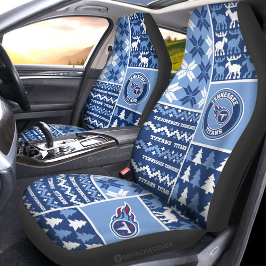 Tennessee Titans Car Seat Covers Custom Ugly Style Car Accessories - Gearcarcover - 1