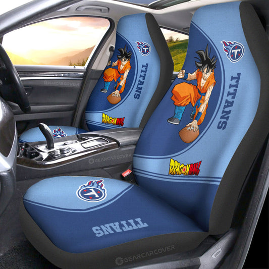 Tennessee Titans Car Seat Covers Goku Car Accessories For Fans - Gearcarcover - 1