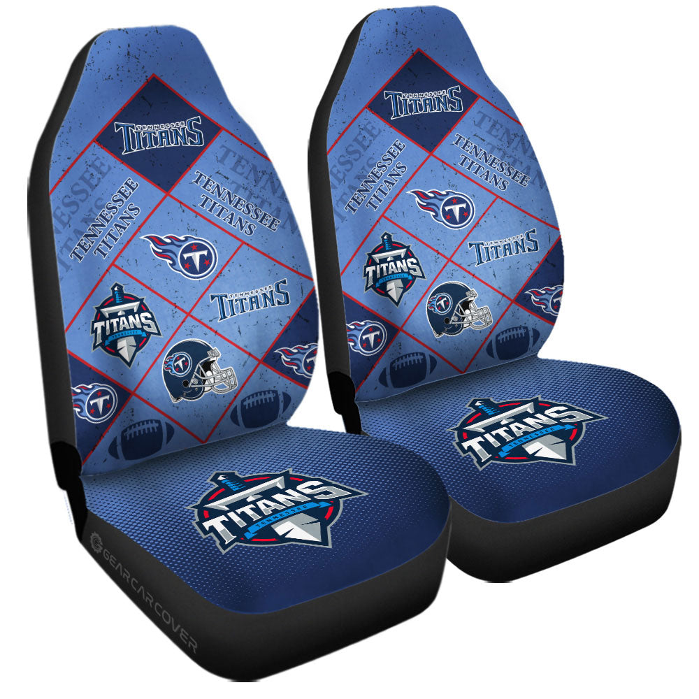 Tennessee Titans Car Seat Covers Sporty Team Collection - Gearcarcover - 3
