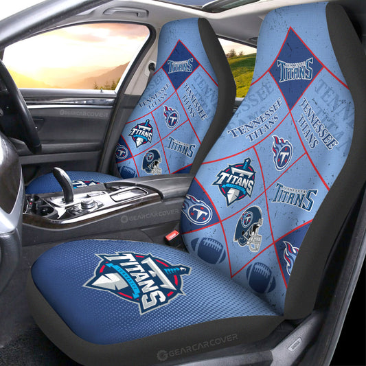 Tennessee Titans Car Seat Covers Sporty Team Collection - Gearcarcover - 1