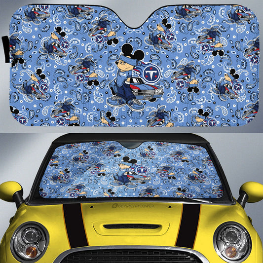 Tennessee Titans Car Sunshade Cartoon Theme Collection - Gearcarcover - 1