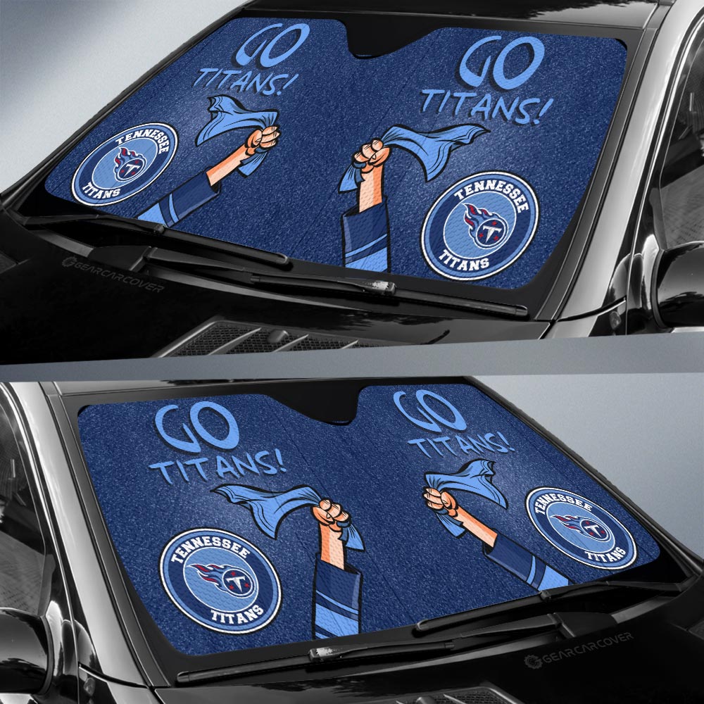 Tennessee Titans Car Sunshade Custom Car Accessories - Gearcarcover - 2