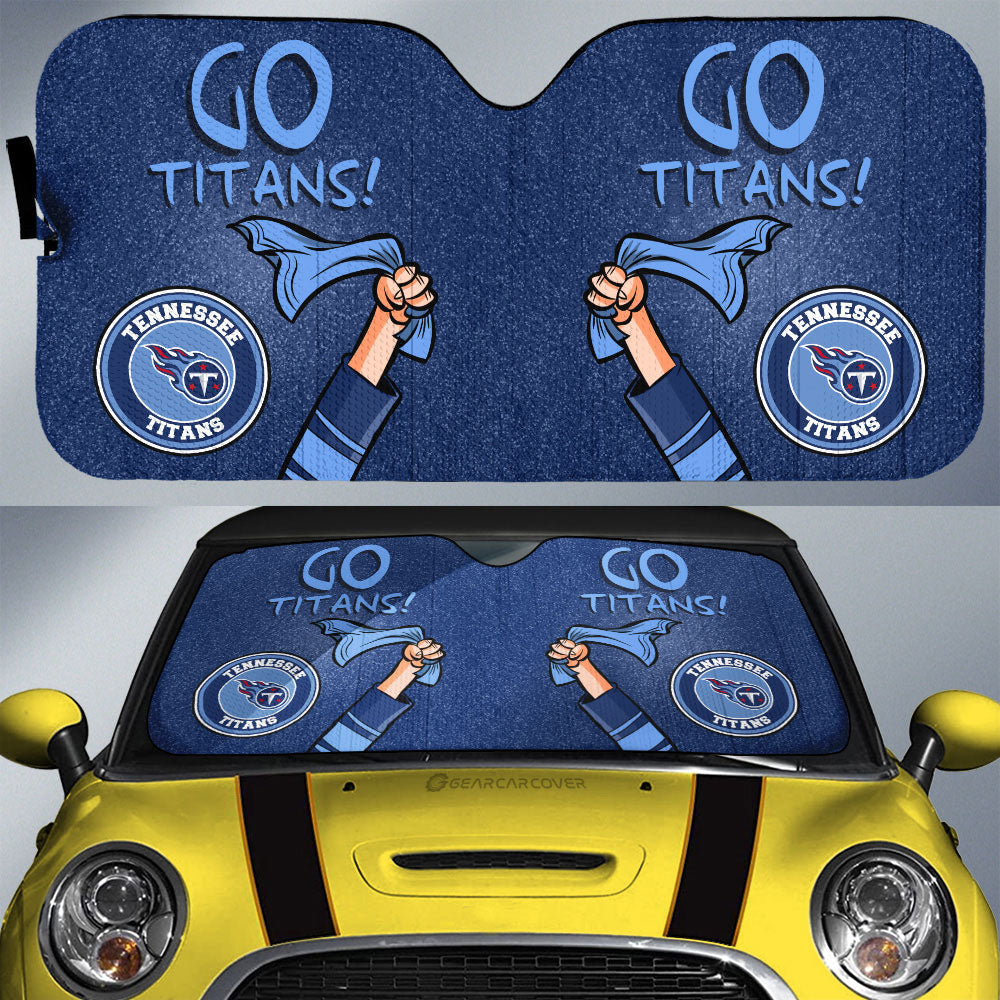 Tennessee Titans Car Sunshade Custom Car Accessories - Gearcarcover - 1