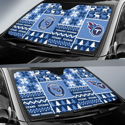 Tennessee Titans Car Sunshade Custom Ugly Style Car Accessories - Gearcarcover - 2
