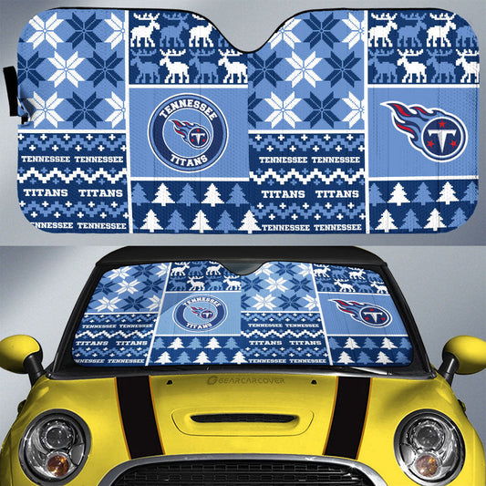 Tennessee Titans Car Sunshade Custom Ugly Style Car Accessories - Gearcarcover - 1
