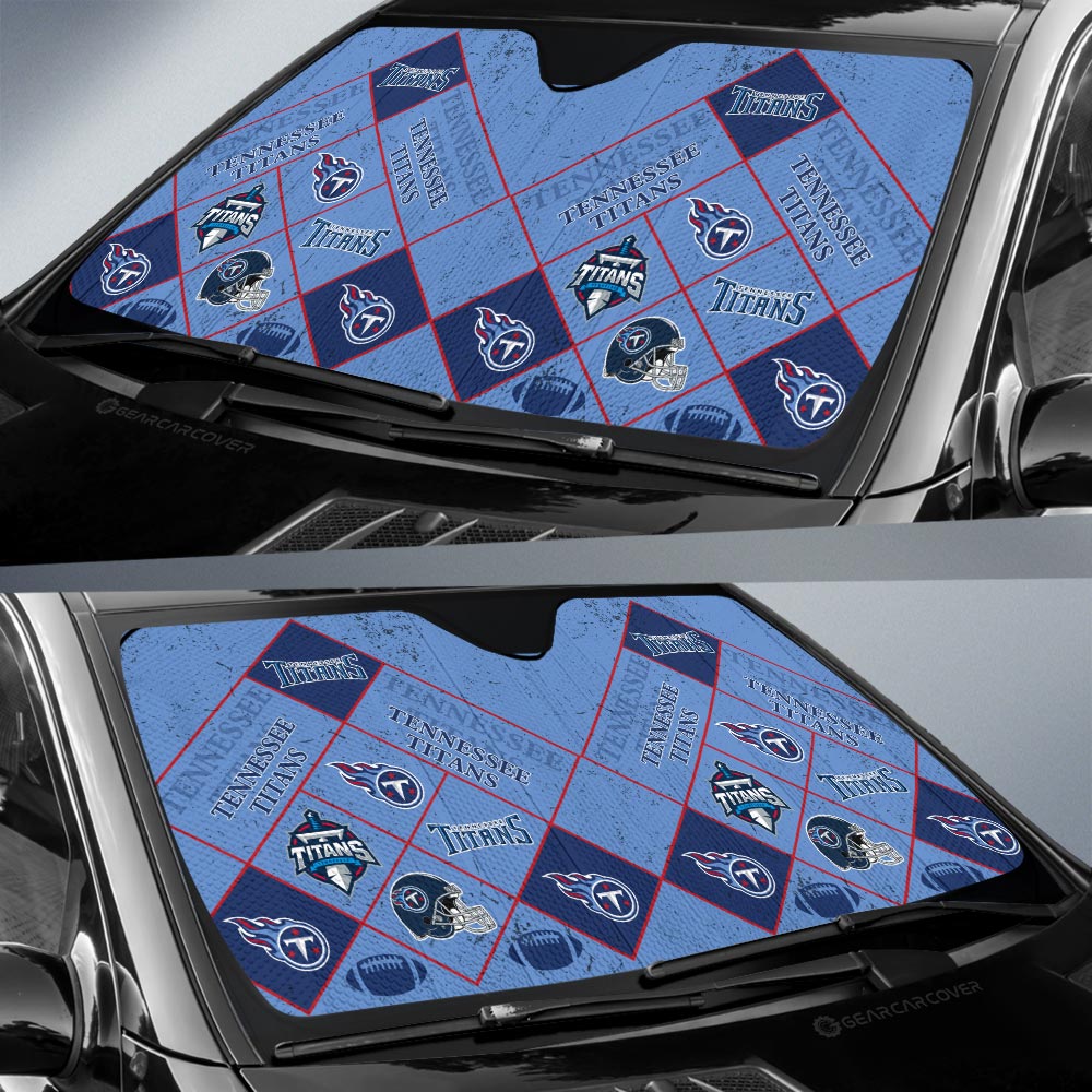 Tennessee Titans Car Sunshade Sporty Team Collection - Gearcarcover - 2