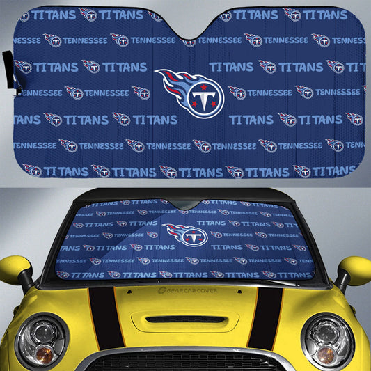 Tennessee Titans Car Sunshade Sporty Team Collection - Gearcarcover - 1