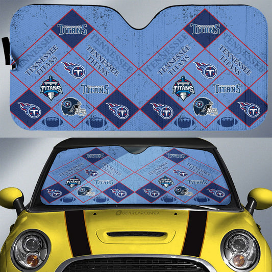 Tennessee Titans Car Sunshade Sporty Team Collection - Gearcarcover - 1