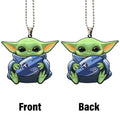 Tennessee Titans Ornament Baby Yoda Car Accessories - Gearcarcover - 4