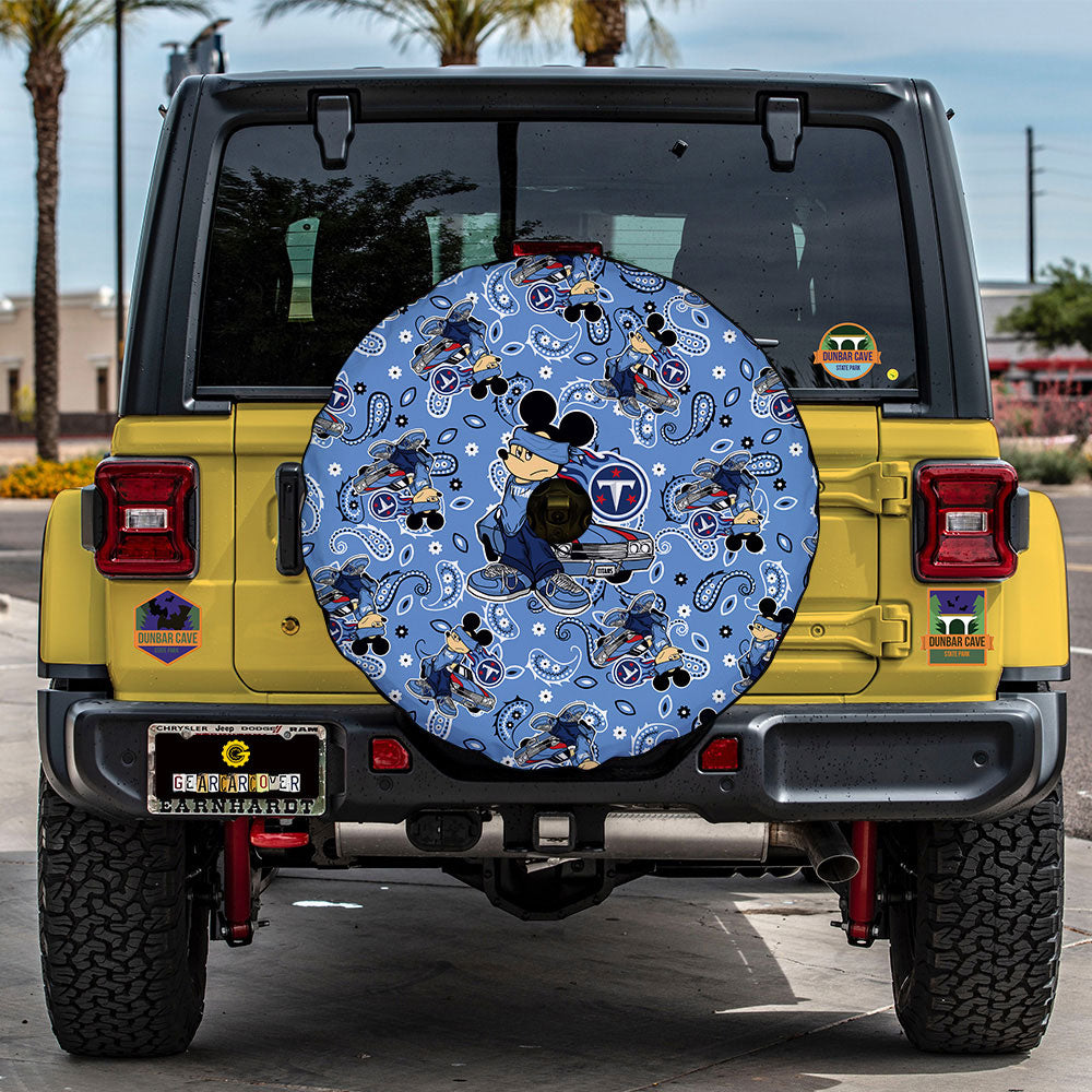 Tennessee Titans Spare Tire Covers Camera Hole Cartoon Theme Collection - Gearcarcover - 2