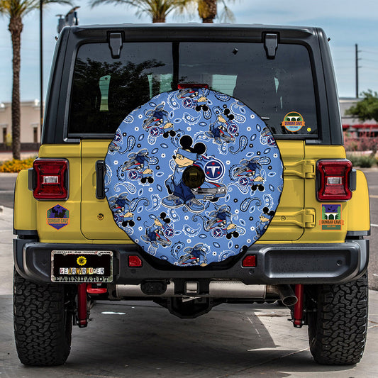 Tennessee Titans Spare Tire Covers Camera Hole Cartoon Theme Collection - Gearcarcover - 2
