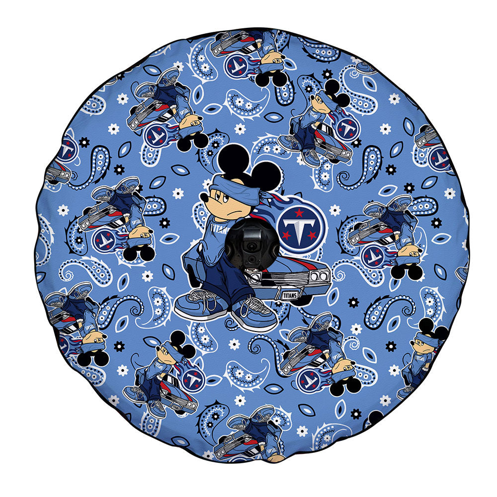 Tennessee Titans Spare Tire Covers Camera Hole Cartoon Theme Collection - Gearcarcover - 4