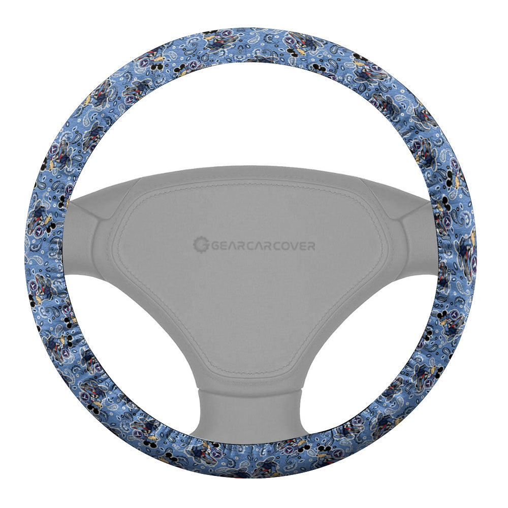 Tennessee Titans Steering Wheel Cover Cartoon Theme Collection - Gearcarcover - 2