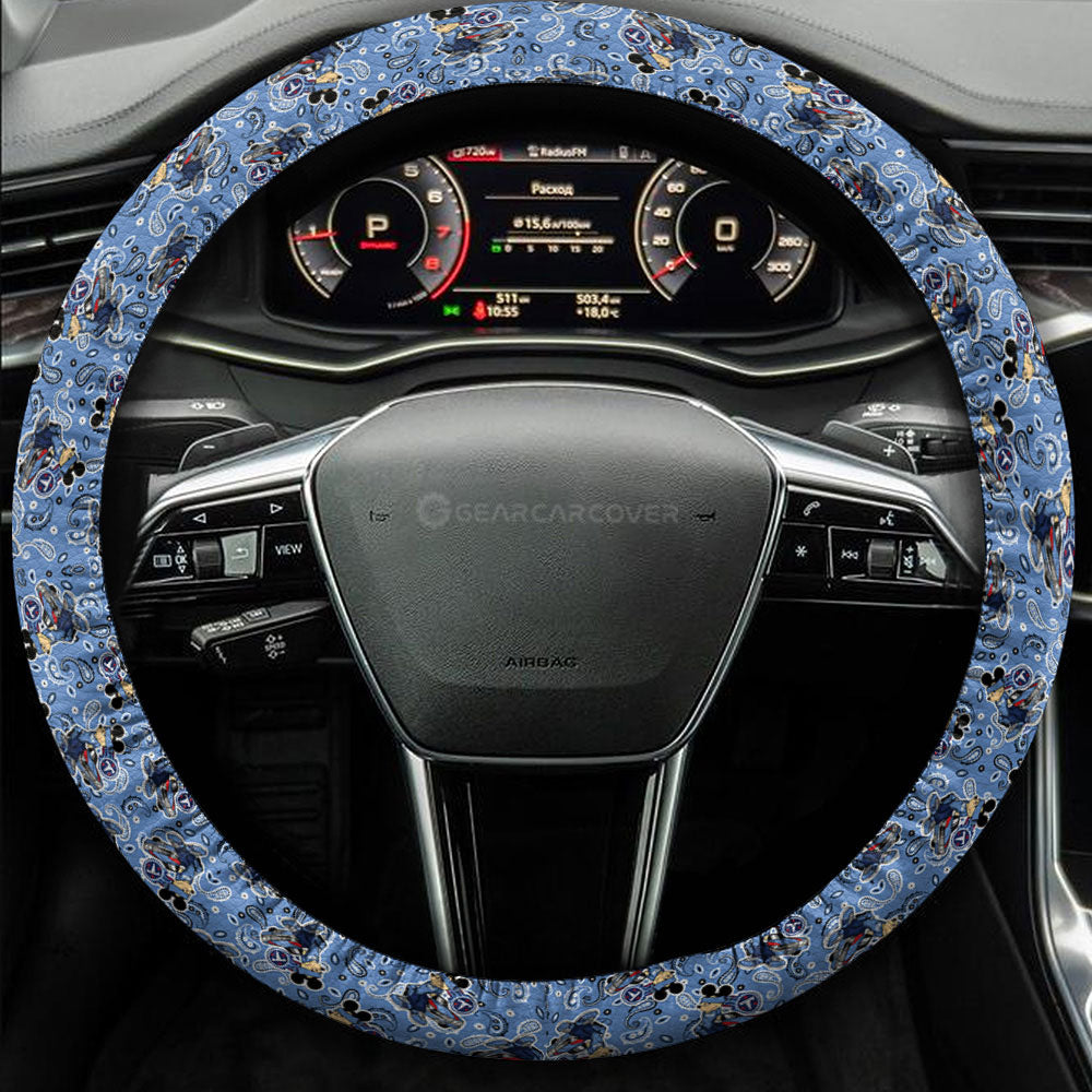 Tennessee Titans Steering Wheel Cover Cartoon Theme Collection - Gearcarcover - 3