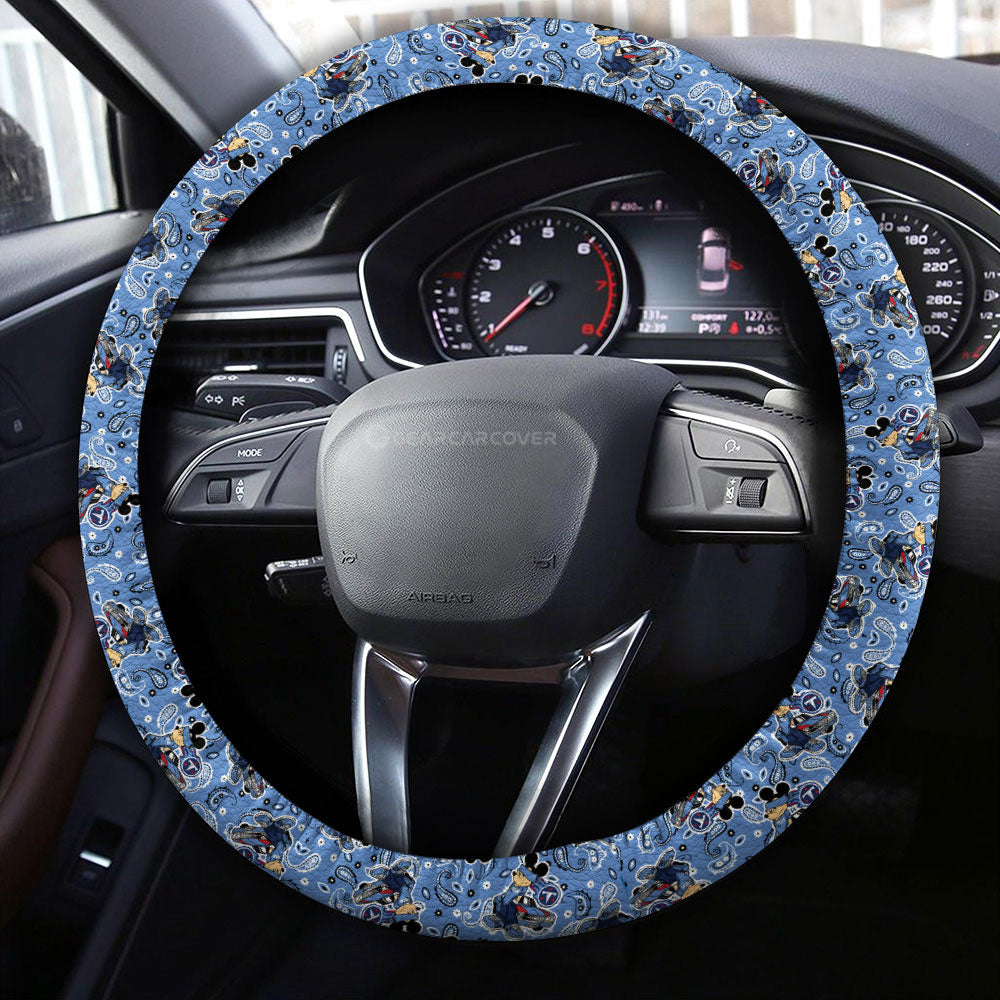 Tennessee Titans Steering Wheel Cover Cartoon Theme Collection - Gearcarcover - 4